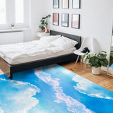 Blue Sky Right Angle Felt Rugs - LeobonZone