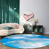 Blue Sky Circular Felt Rugs