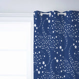 Blue Meteor Windows Curtains Blackout Window Curtains - LeobonZone