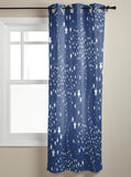 Blue Meteor Windows Curtains Blackout Window Curtains - LeobonZone