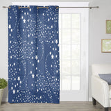 Blue Meteor Windows Curtains Blackout Window Curtains