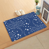 Blue meteor Leather Mat Soft Non-Slip Waterproof  Doormat - LeobonZone