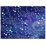 Beautiful Starry Sky Right Angle Felt Rugs - LeobonZone