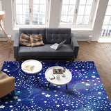 Beautiful Starry Sky Right Angle Felt Rugs - LeobonZone
