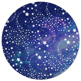 Beautiful Starry Sky Circular Felt Rugs - LeobonZone
