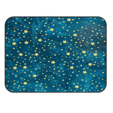 Bronze Beautiful Blue Stars Sponge Rillet Rubber Rugs - LeobonZone