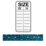 Right Angle Bronze Beautiful Blue Stars Rectangle Tablecloth - LeobonZone