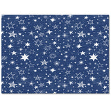 Beautiful Blue Stars Right Angle Felt Rugs - LeobonZone