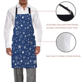 Beautiful Blue Stars Personalized Canvas Apron - LeobonZone