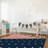 Flag of the United States Right Angle Felt Rugs - LeobonZone