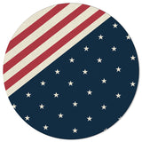 Flag of the United States Circular Felt Rugs - LeobonZone