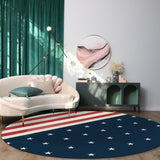 Flag of the United States Circular Felt Rugs - LeobonZone