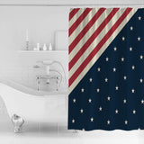 Flag of the United States Waterproof Durable Shower Curtain