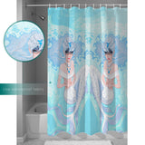 Beautiful Mermaid Waterproof Durable Shower Curtain - LeobonZone