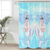 Beautiful Mermaid Waterproof Durable Shower Curtain - LeobonZone