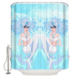 Beautiful Mermaid Waterproof Durable Shower Curtain - LeobonZone