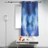 Blue Mermaid Scales Blackout Window Curtains - LeobonZone