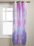 Pink Mermaid Scales Blackout Window Curtains - LeobonZone