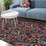 Traditional Pattern Sponge Rillet Rubber Rugs - LeobonZone