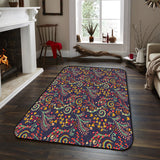 Traditional Pattern Sponge Rillet Rubber Rugs - LeobonZone