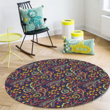 Traditional Pattern Circular Felt Rugs - LeobonZone