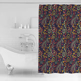Traditional Pattern Waterproof Durable Shower Curtain