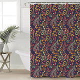 Traditional Pattern Waterproof Durable Shower Curtain - LeobonZone