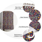 Traditional Pattern Waterproof Durable Shower Curtain - LeobonZone