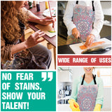 Traditional Pattern Personalized Canvas Apron - LeobonZone