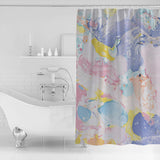 Beautiful Graffiti Waterproof Durable Shower Curtain - LeobonZone