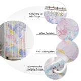 Beautiful Graffiti Waterproof Durable Shower Curtain - LeobonZone