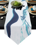 Fresh Water Ripple Table Runner Place Mats - LeobonZone