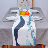 Fresh Water Ripple Table Runner Place Mats - LeobonZone