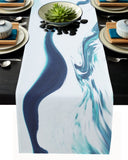 Fresh Water Ripple Table Runner Place Mats - LeobonZone