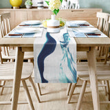 Fresh Water Ripple Table Runner Place Mats - LeobonZone