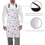 Fresh Flamingo Personalized Canvas Apron - LeobonZone