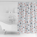 Fresh Flamingo Waterproof Durable Shower Curtain - LeobonZone