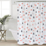 Fresh Flamingo Waterproof Durable Shower Curtain - LeobonZone