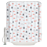 Fresh Flamingo Waterproof Durable Shower Curtain - LeobonZone