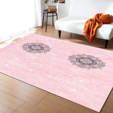 Traditional Pattern Right Angle Felt Rugs