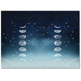 Romantic Starry Sky Right Angle Felt Rugs - LeobonZone