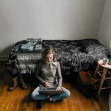 Black Tulip comforter sets pillowcase - LeobonZone