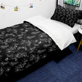 Black Tulip comforter sets pillowcase - LeobonZone