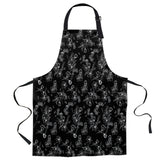 Black Tulip Personalized Canvas Apron - LeobonZone