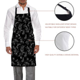 Black Tulip Personalized Canvas Apron - LeobonZone