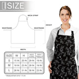 Black Tulip Personalized Canvas Apron - LeobonZone