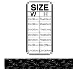 Black Tulip Right Angle Side Rectangle Tablecloth - LeobonZone
