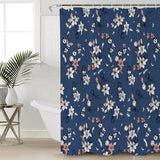 Retro Flannel Waterproof Durable Shower Curtain - LeobonZone