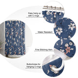 Retro Flannel Waterproof Durable Shower Curtain - LeobonZone