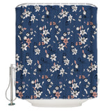 Retro Flannel Waterproof Durable Shower Curtain - LeobonZone